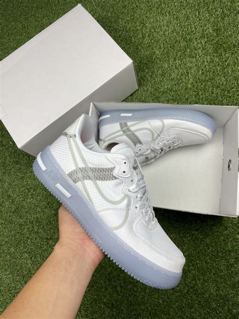 nike air force 1 react qs white/light bone|air force 1 react qs white.